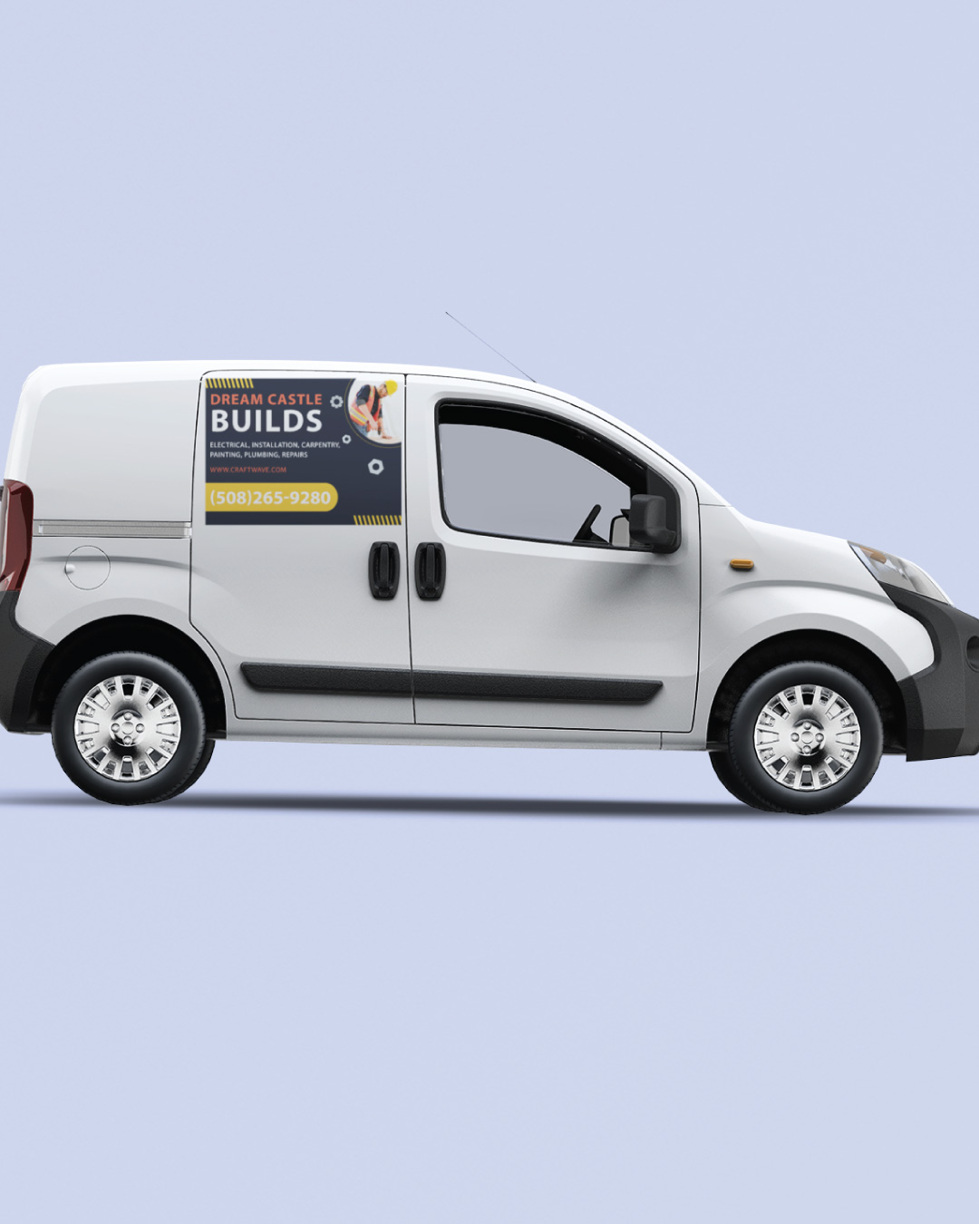 Simple Design Contractor Car Magnets AP Printing - Simple Design Contractor Car Magnets - Custom Printing Services