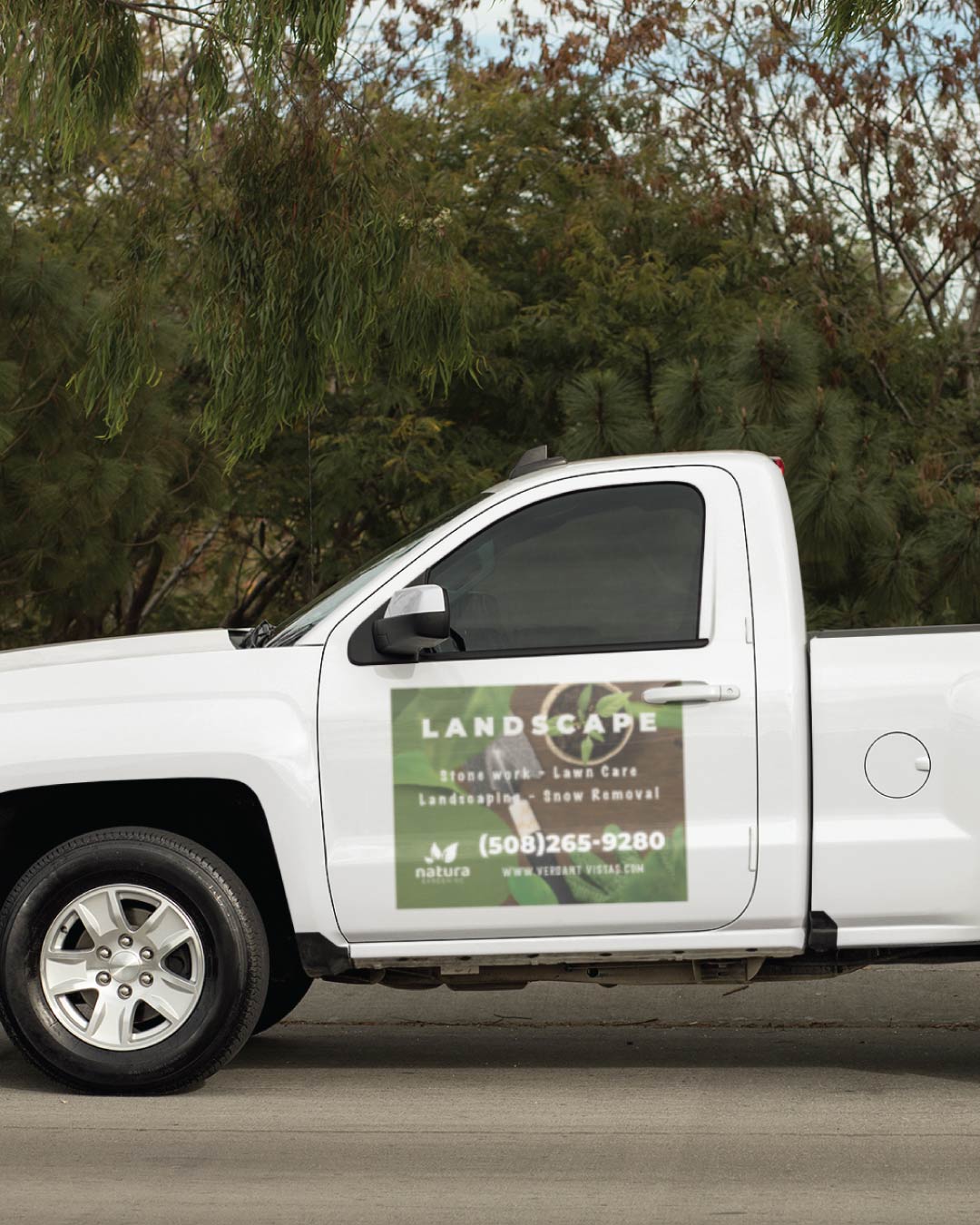 Pot with Plant Car Magnets