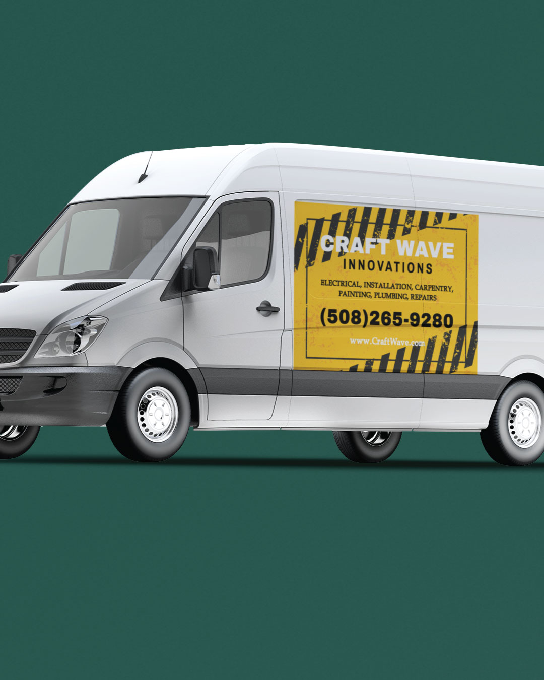 Rustic Yellow Car Magnets