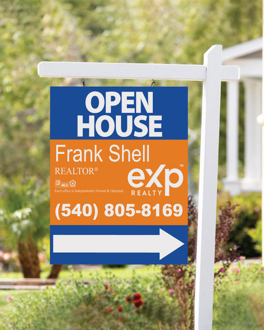 Exp Realty Tricolor Colonial Sign