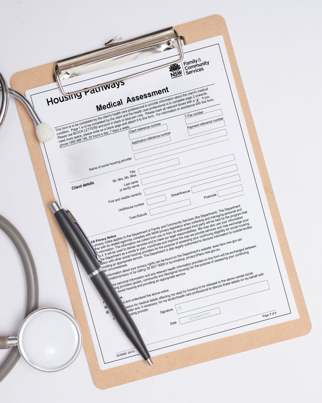Medical Assessment Form