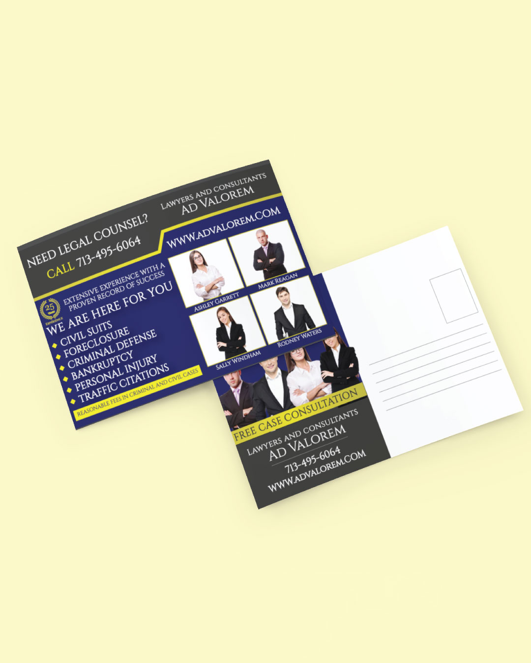 Tricolor Postcards AP Printing - Tricolor Postcards - Custom Printing Services