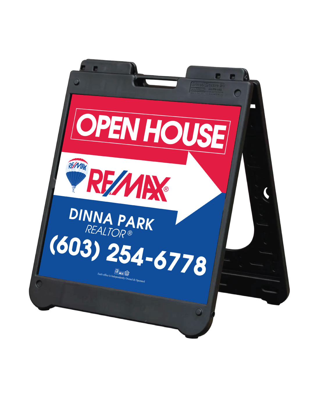 Remax Red Brick A-Frame Sign 24x24