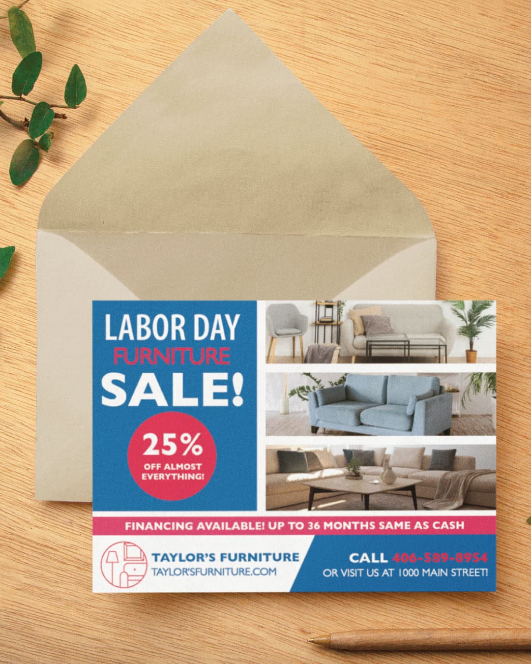 Dot Labor Day Postcards AP Printing - Dot Labor Day Postcards - Custom Printing Services