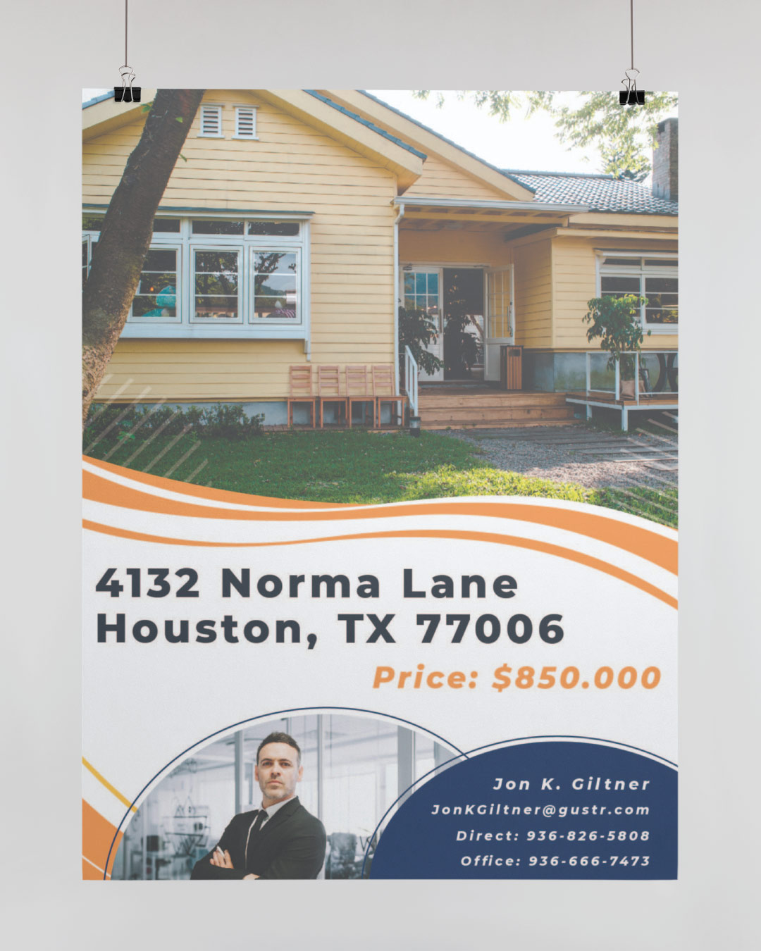 Beautiful Yellow House Poster AP Printing - Beautiful Yellow House Poster - Custom Printing Services
