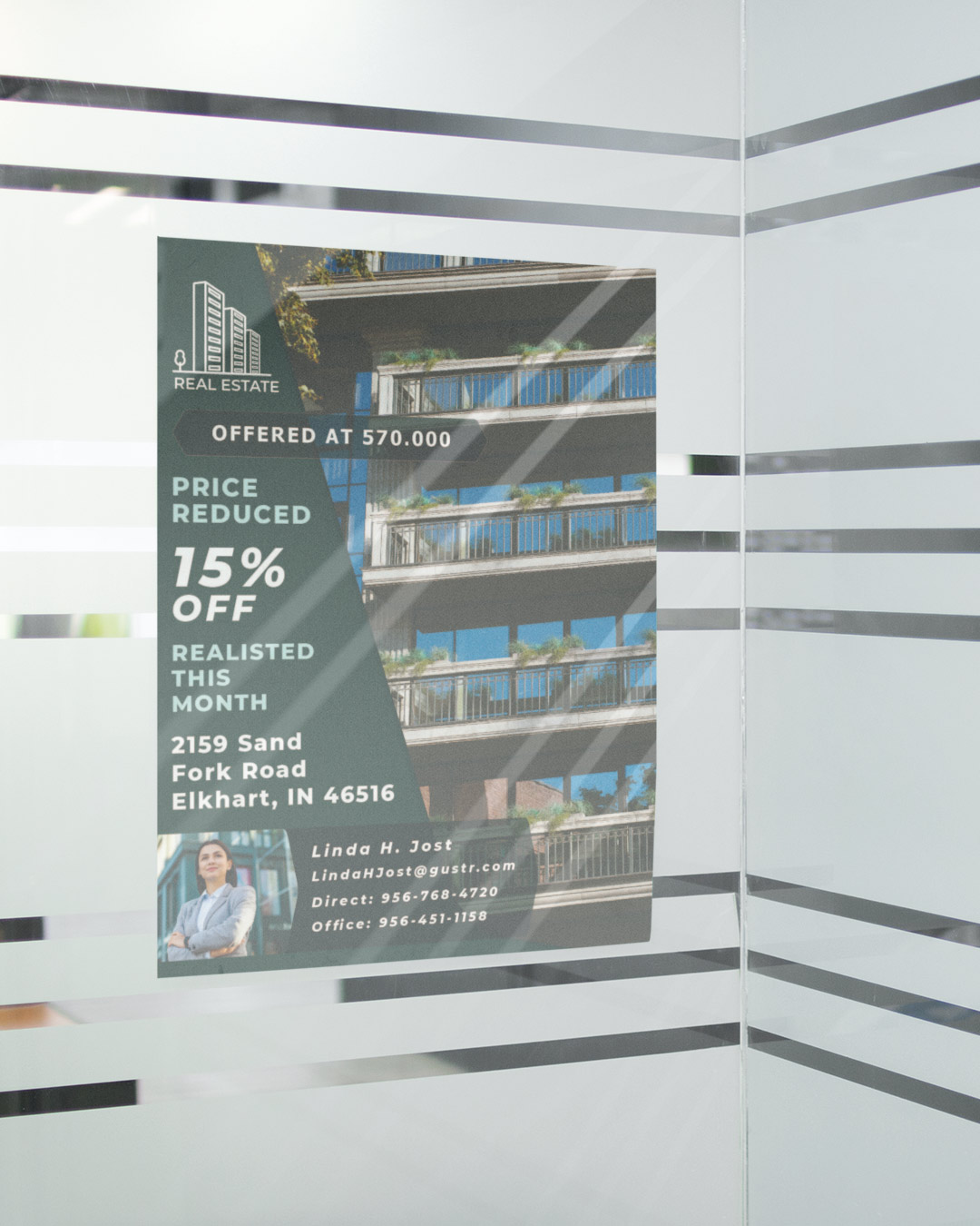 Modern Green Poster AP Printing - Modern Green Poster - Custom Printing Services