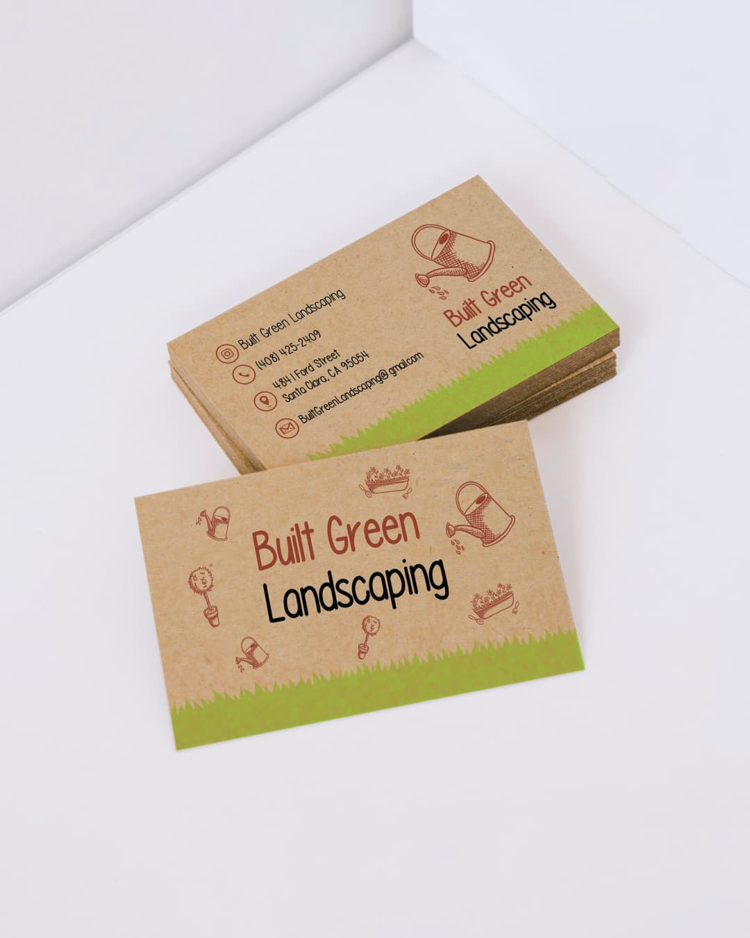 Brown Kraft Business Cards AP Printing - Brown Kraft Business Cards - Custom Printing Services