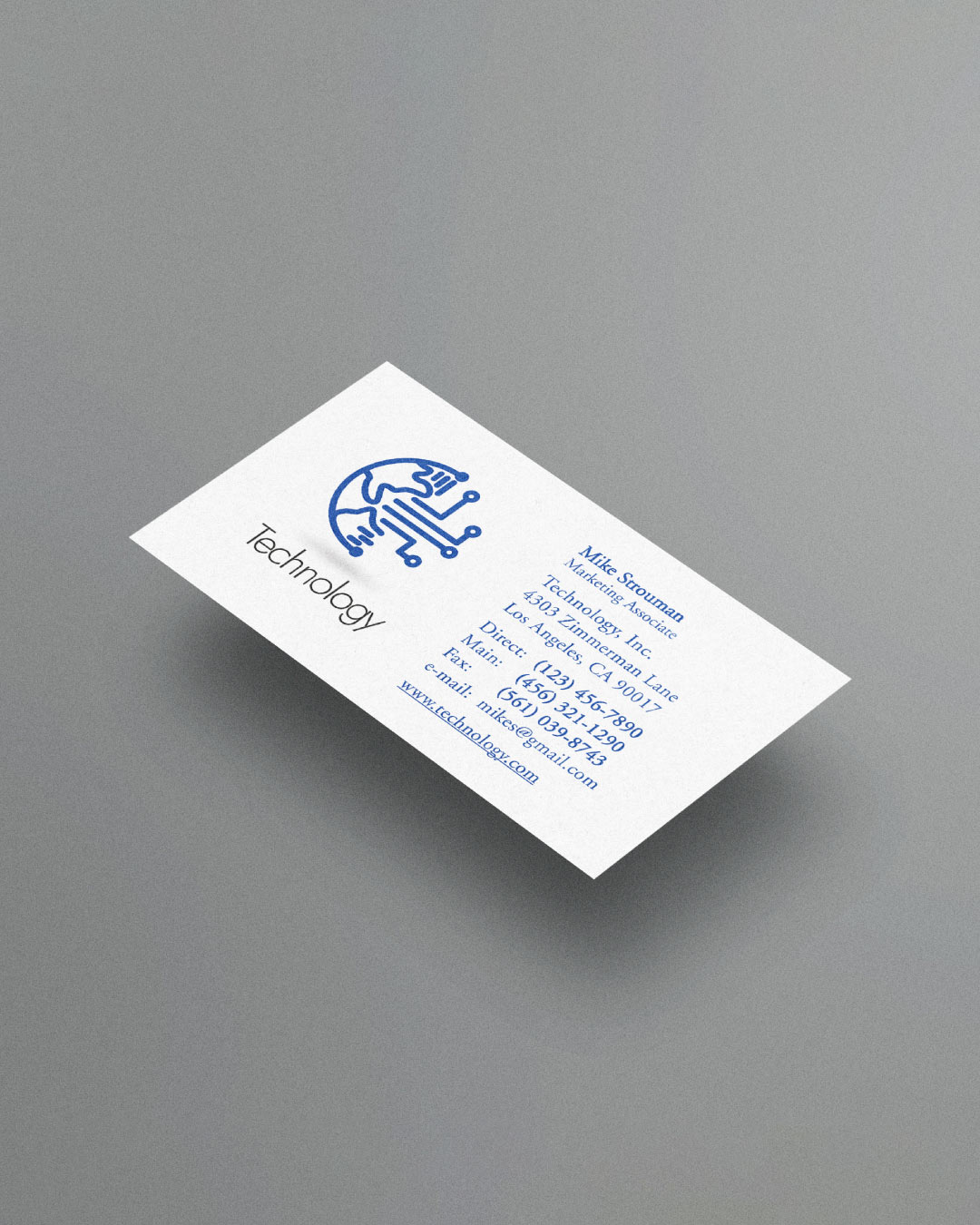 Technological Beauty Standard Business Cards AP Printing - Technological Beauty Standard Business Cards - Custom Printing Services