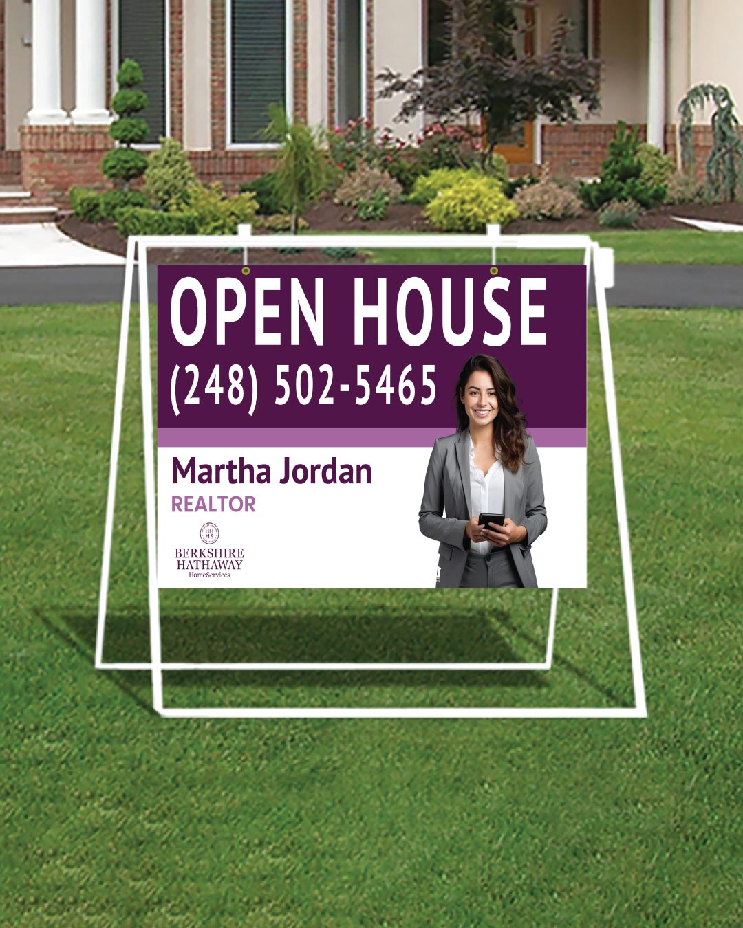 Berkshire Nice Colors Metal Sidewalk A-Frame