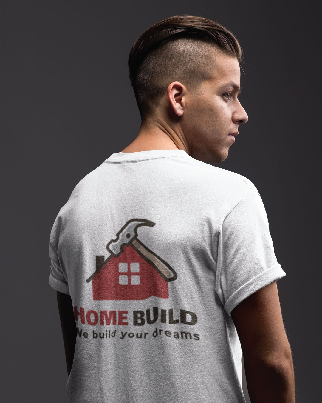 House with Hammer T - Shirt AP Printing - House with Hammer T - Shirt - Custom Printing Services