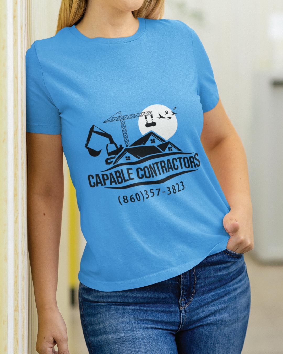 AP Printing - Construction Machine T - Shirt - Custom Printing Services
