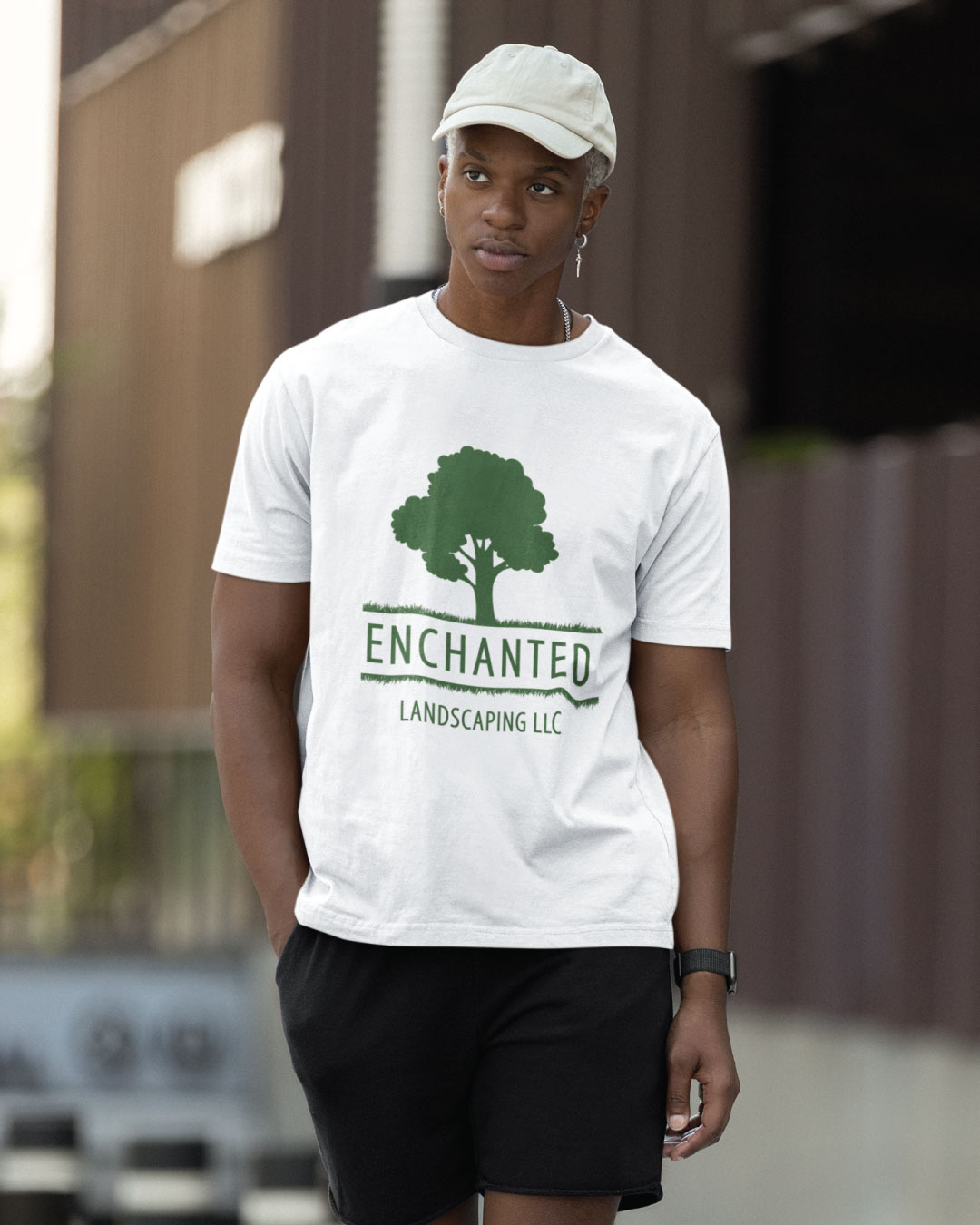Tree with Grass T - Shirt AP Printing - Tree with Grass T - Shirt - Custom Printing Services