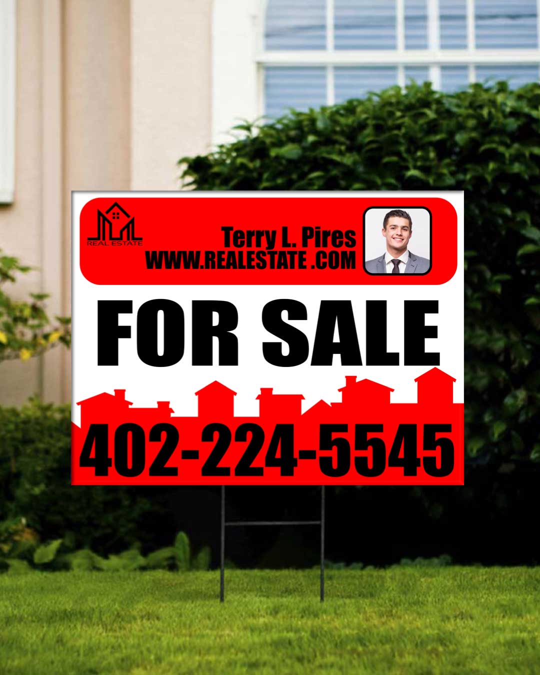 Scarlet Beacon Yard Sign