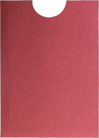 Crimson Red Metallic Sleeve, 5" x 7" Pocket & Folder Invitation