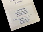 Fancy Pearl Border [CC-25] Vietnamese & English Wedding Invitation