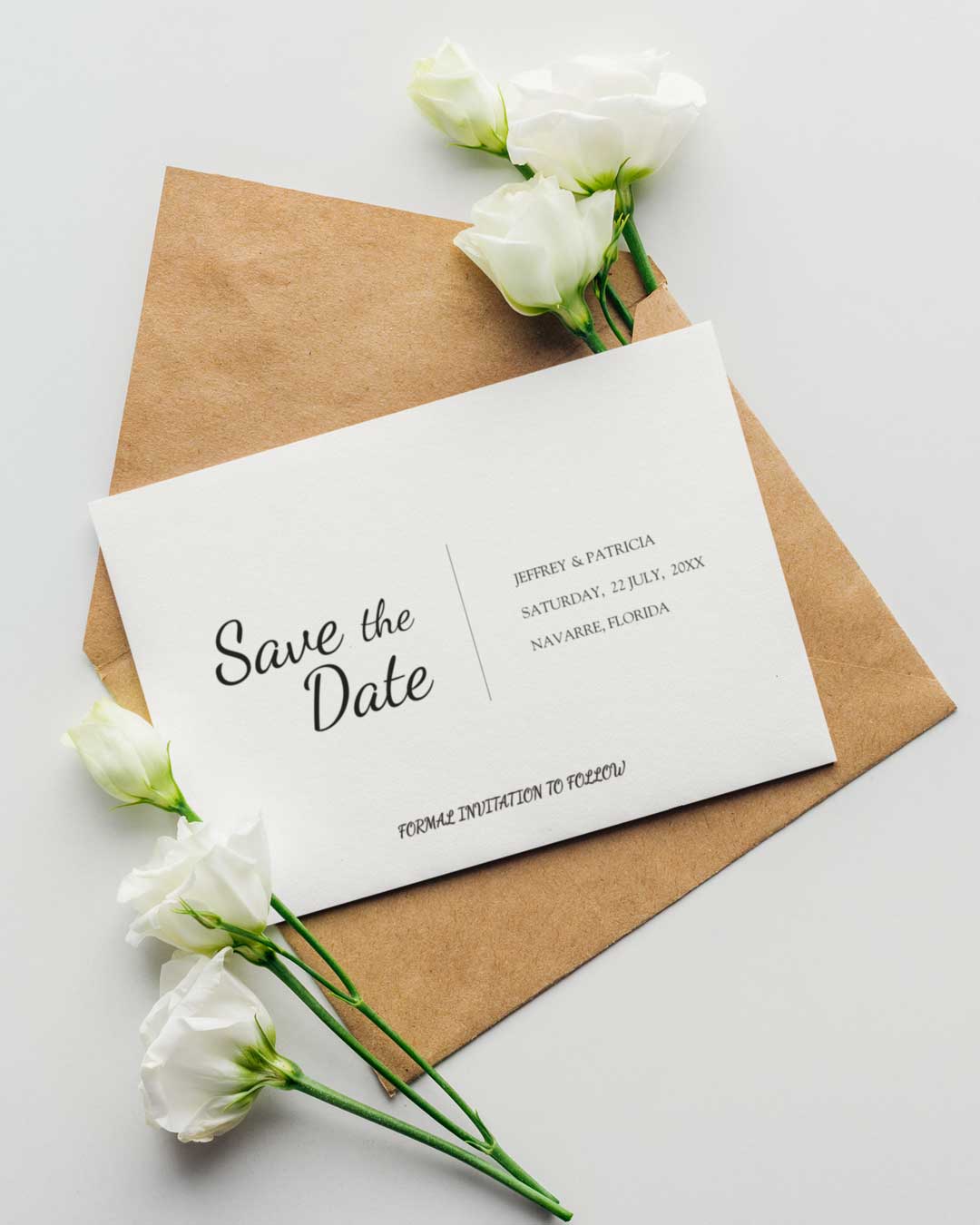 Formal Save the Date