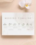 Classic Elegant Design Wedding Program Cards