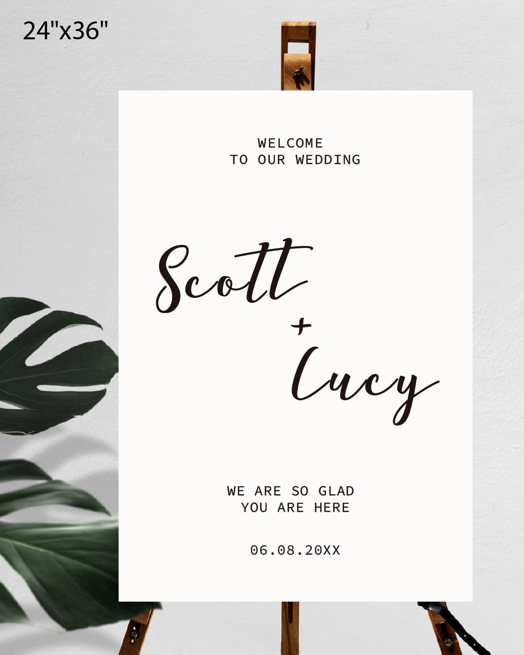 Simple Howard Design Welcome Sign