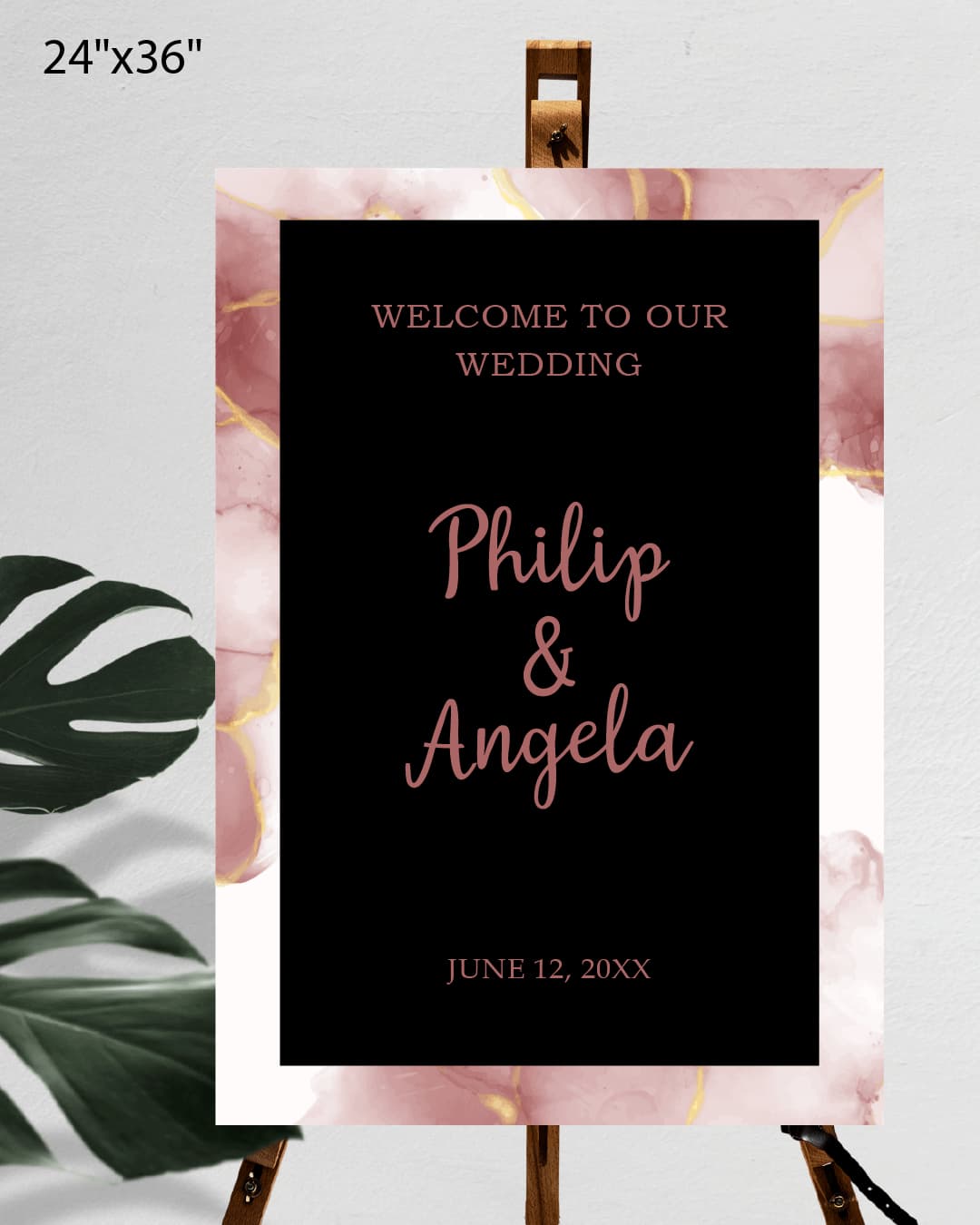 Formal Abstract Background Welcome Sign
