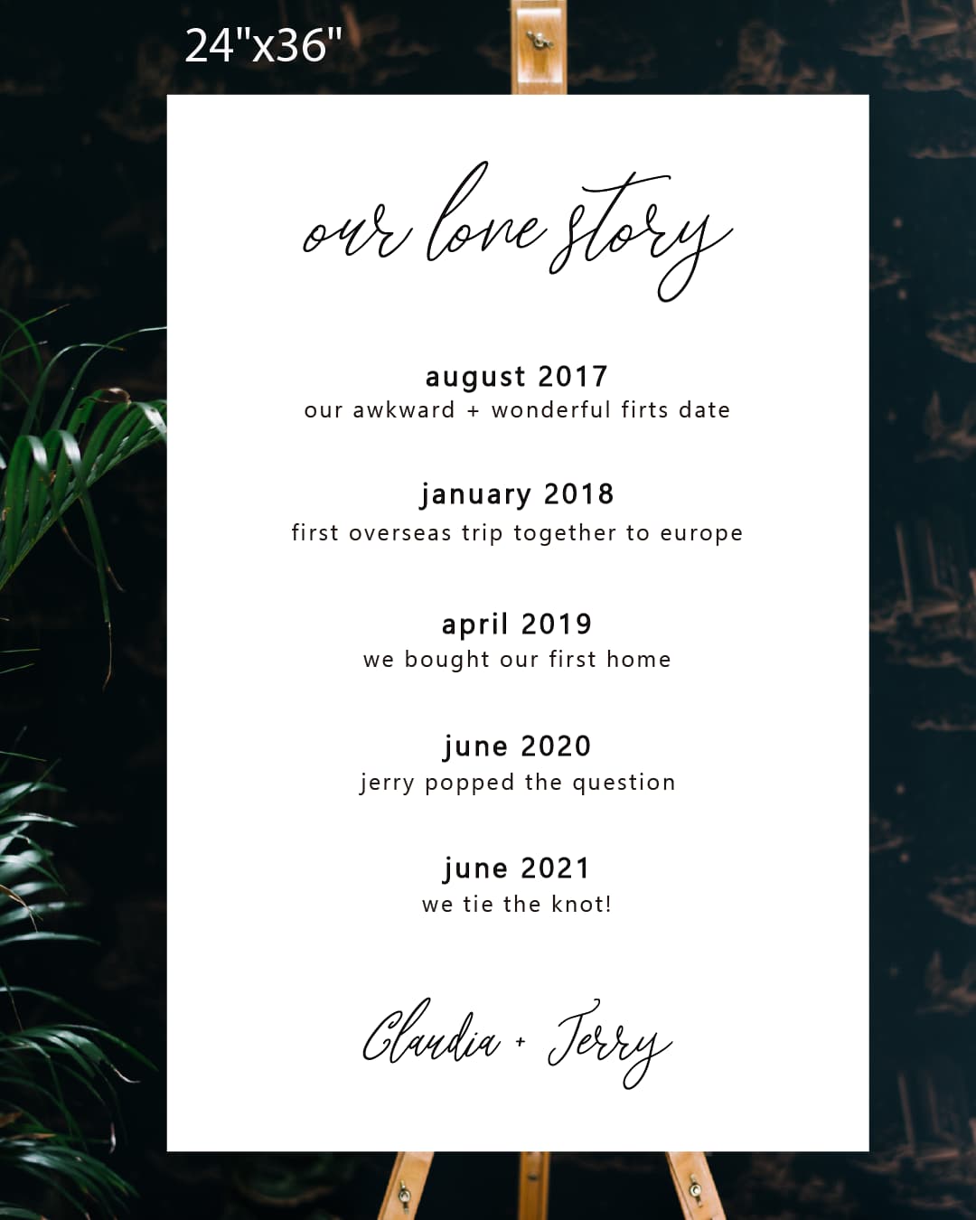 Simple Wendy Welcome Sign