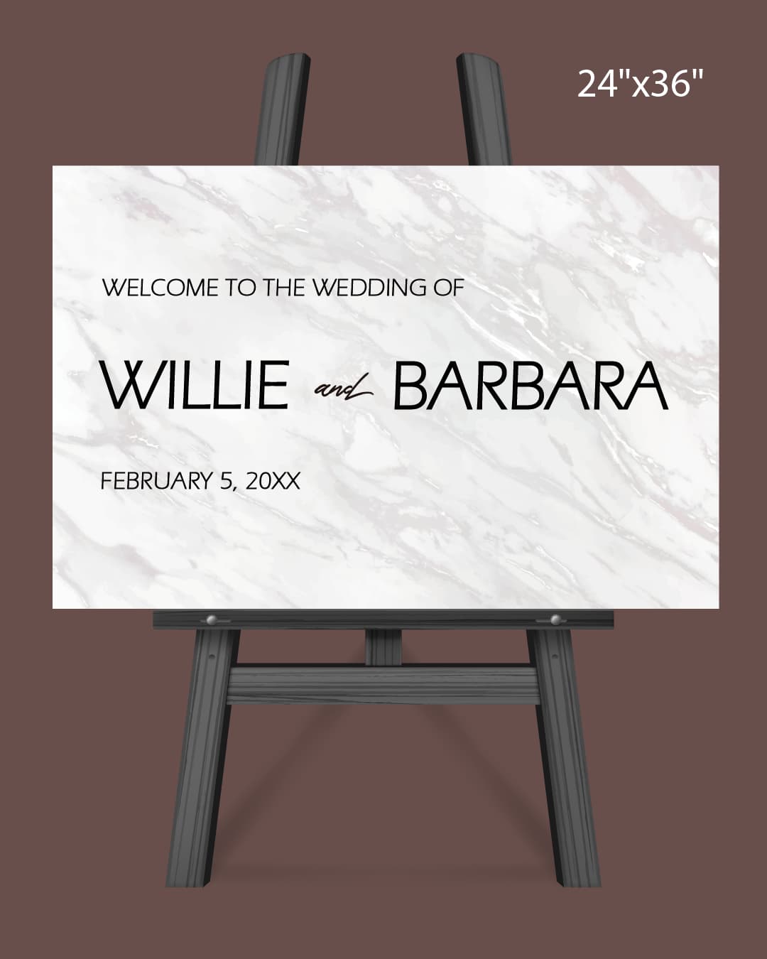 Formal Abstract Welcome Sign