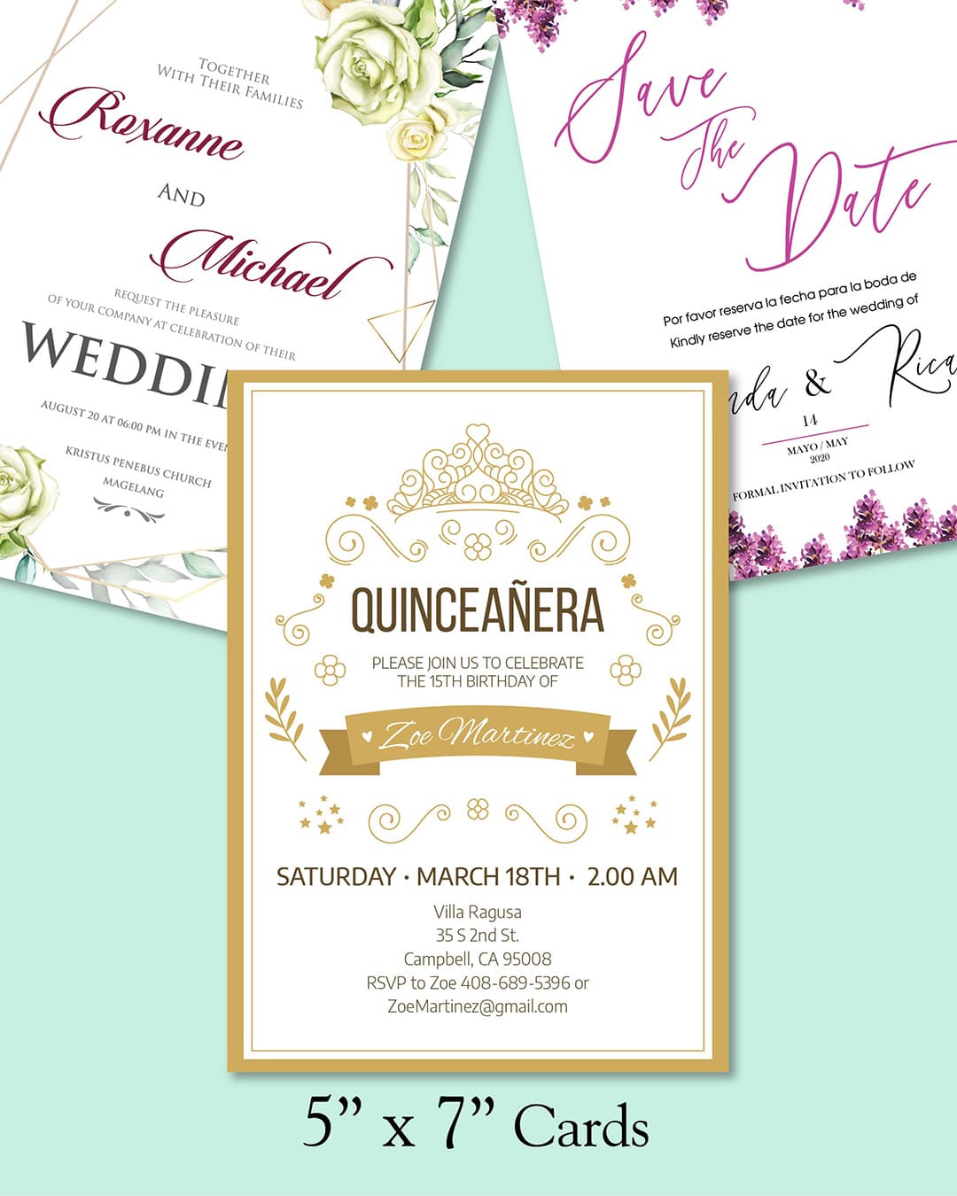 You Design - We Print 5" x 7" Card