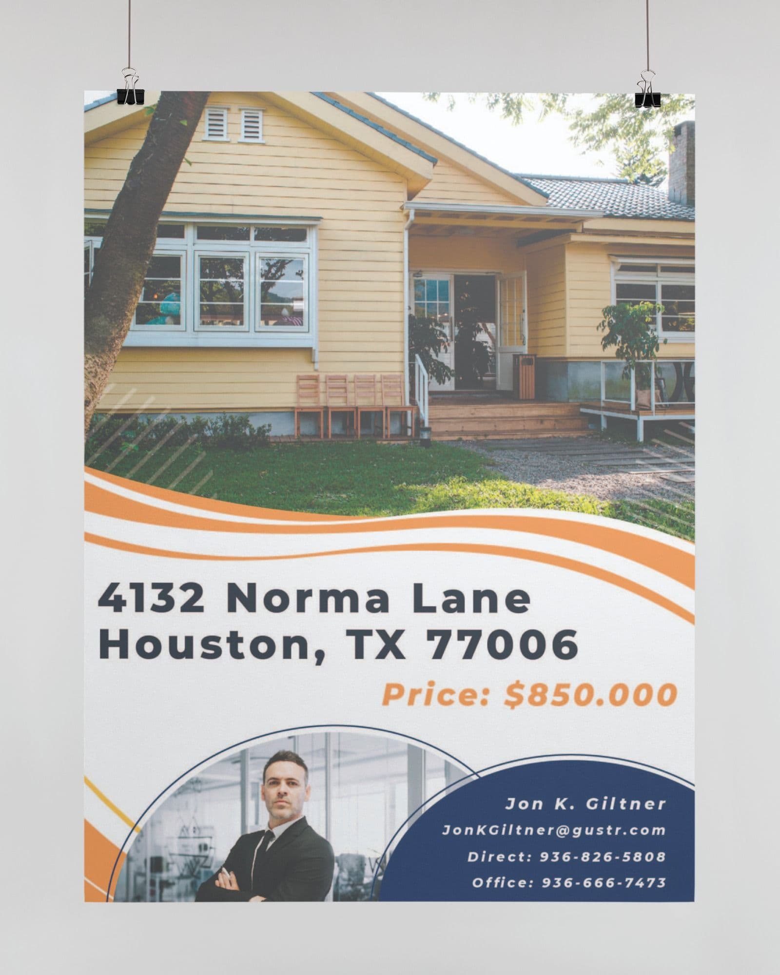 Nice Yellow House Posters