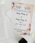 Vellum Wrapped Vietnamese & English Wedding Invitation