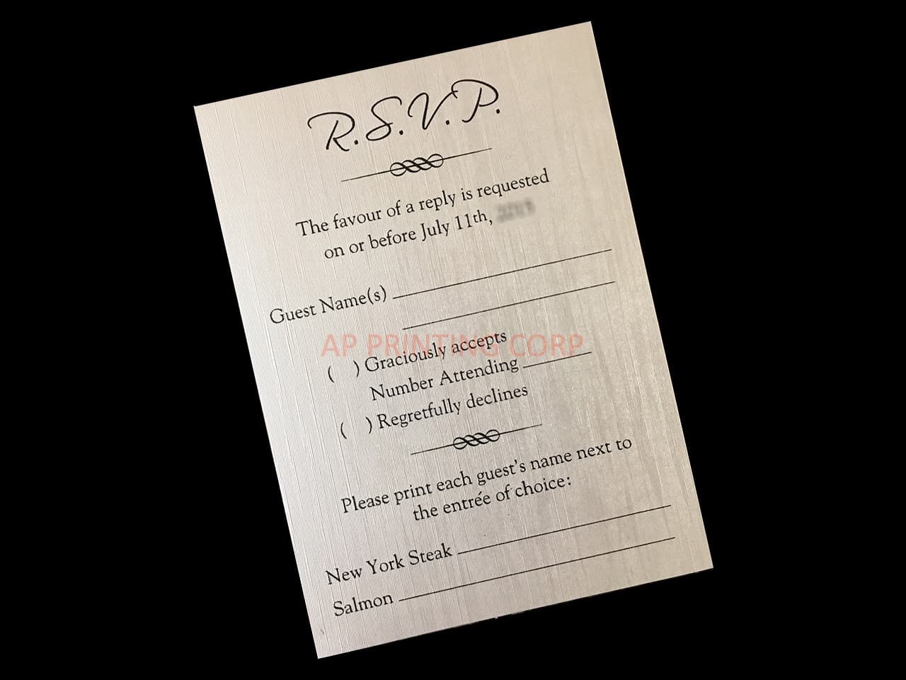 Champagne Glittery Laser Cut Pocket Wedding Invitation