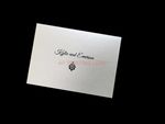 Latte Ecru Whisper [CC-80] Fancy Luxury Wedding Invitation