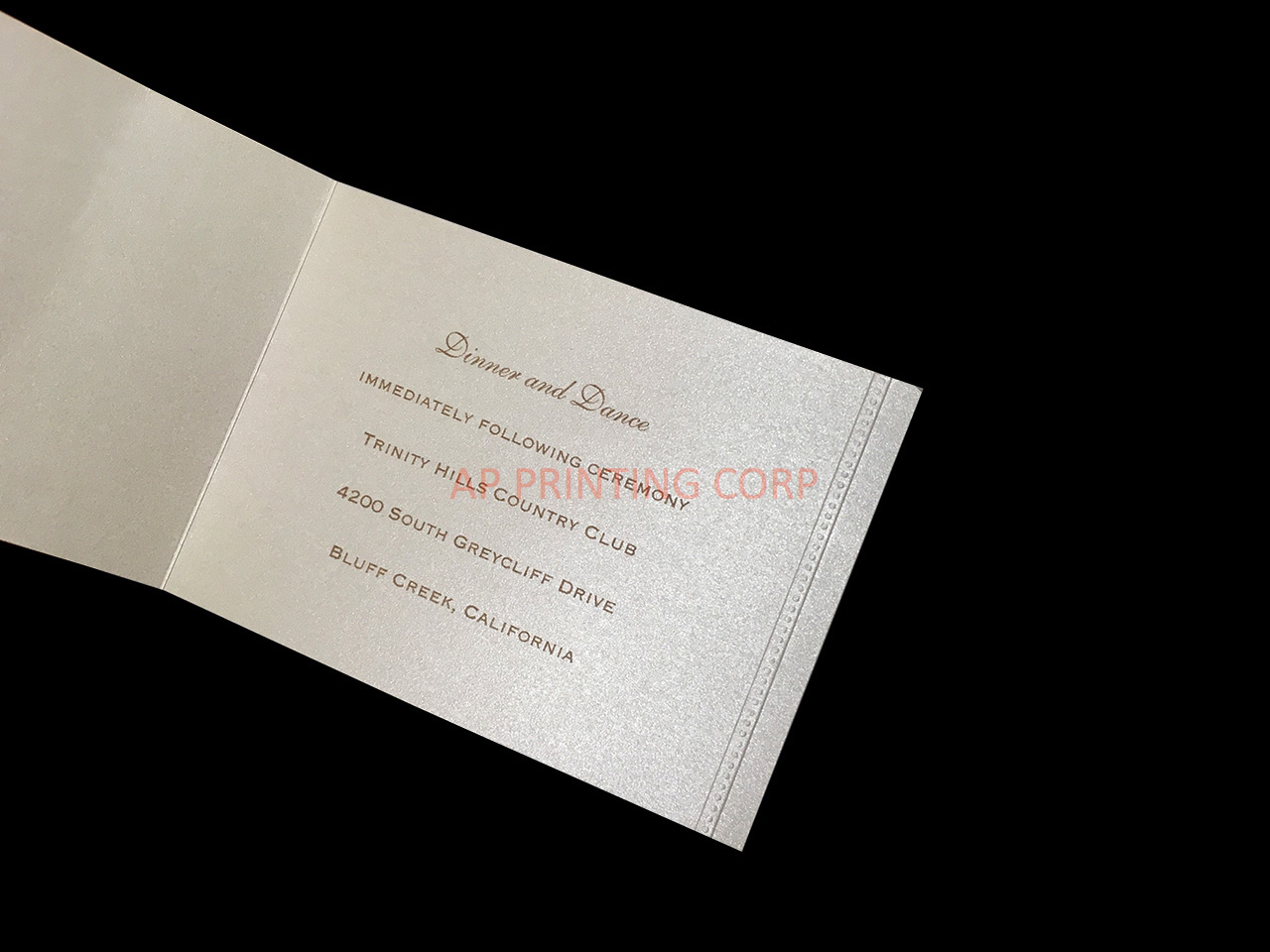 Garniture [CC-41] Fancy Luxury Wedding Invitation