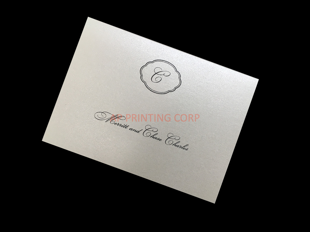 Appealing Elegance [CC-71] Fancy Luxury Wedding Invitation
