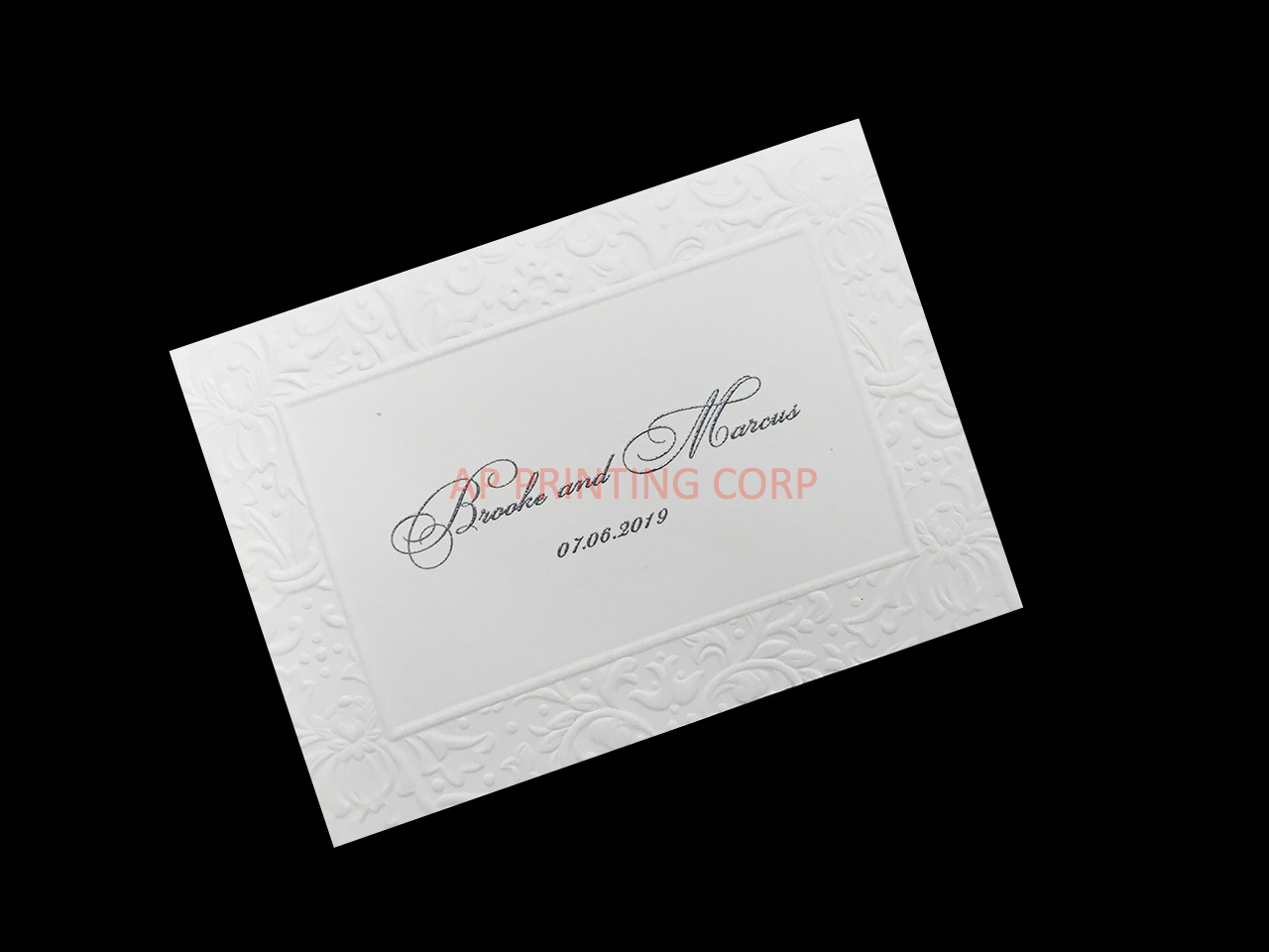 Wrapped in Perfection [CC-71] Fancy Luxury Wedding Invitation
