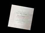 Layers of Beauty [CC-92] Fancy Luxury Wedding Invitation