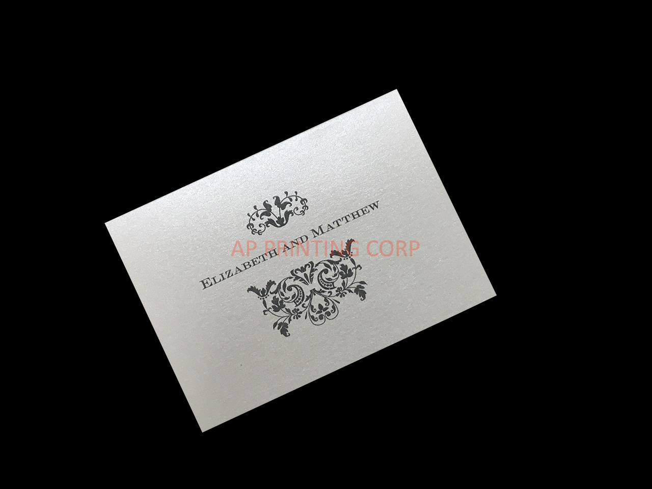 Tender Trellis [CC-35] Fancy Luxury Wedding Invitation