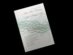 Icy Swirls Elsa [CC-93] Fancy Luxury Wedding Invitation