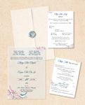 Invitation Birds Vellum Wrapped Vietnamese & English Wedding Invitation
