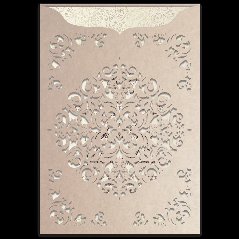 Corelli Fancy Luxury Suite & Laser Cut Wedding Invitation