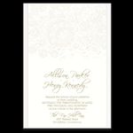 Mechlin Lace Fancy Luxury Wedding Invitation