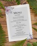 Power of Details Wedding Menu Cards