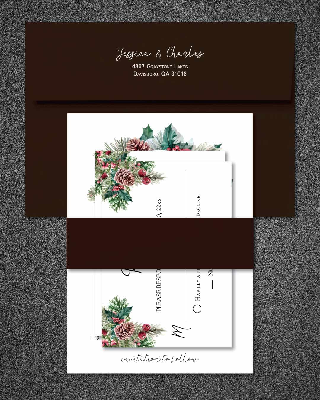 Classic Christmas Design Simple Flat