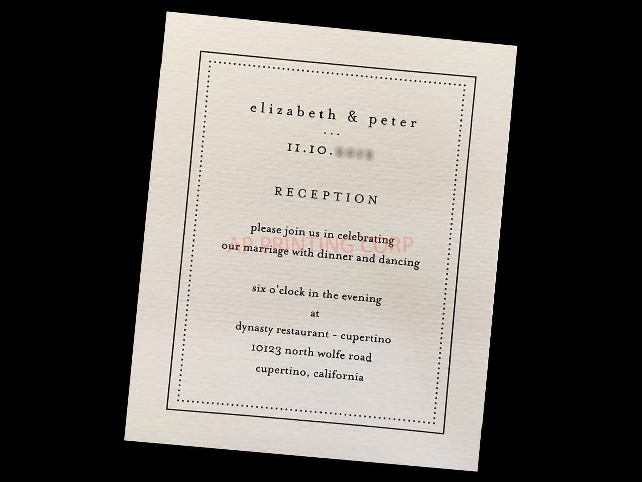 Burgundy Rose Laser Cut Wrap Wedding Invitation