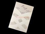CL-PF-57 M-M White Heart Flourish Pocket Laser Cut Wedding Invitation