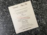 Bride and Groom under Heart Tree Laser Cut Wedding Invitation