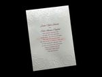 Embossed Beauty [CC-35] Fancy Luxury Wedding Invitation