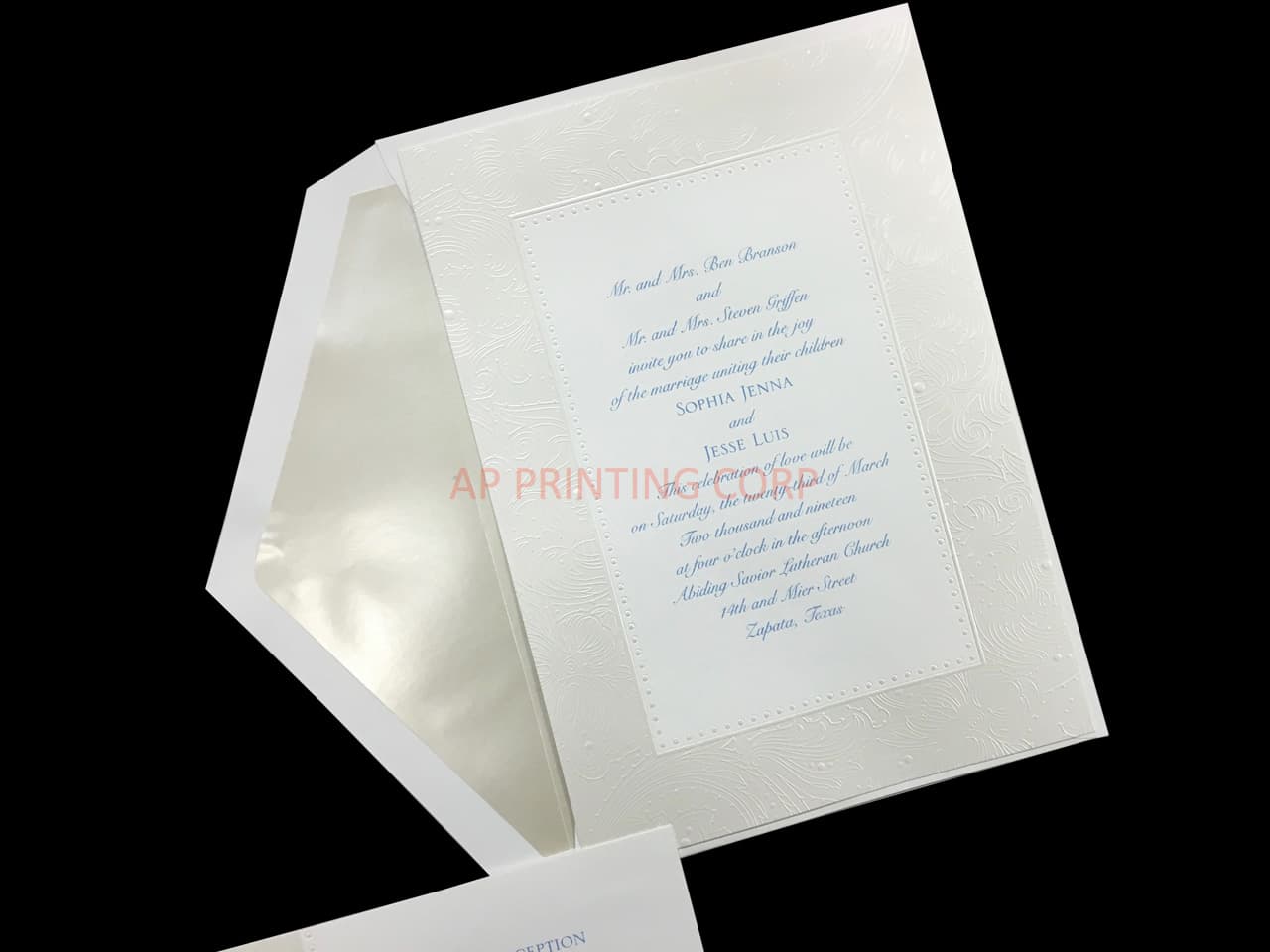 Lavish Pearl [CC-25] Fancy Luxury Wedding Invitation