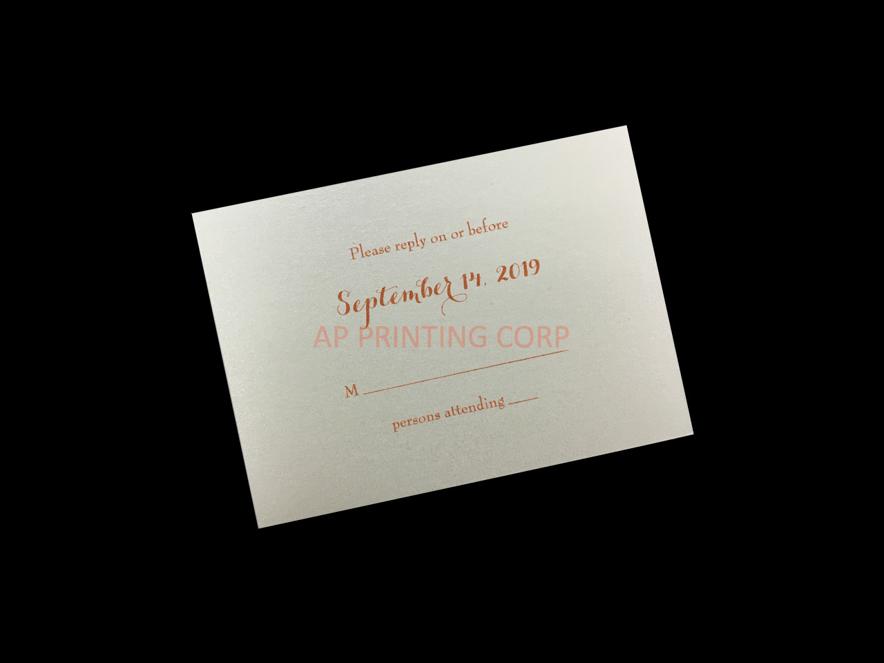 Woodsy Look [CC-75] Fancy Luxury Wedding Invitation