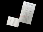 Classically Wrapped [CC-66] Fancy Luxury Wedding Invitation