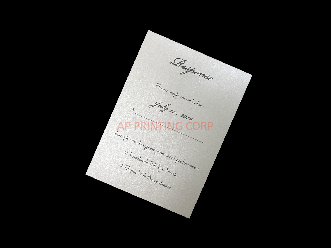 Layers of Beauty [CC-92] Fancy Luxury Wedding Invitation