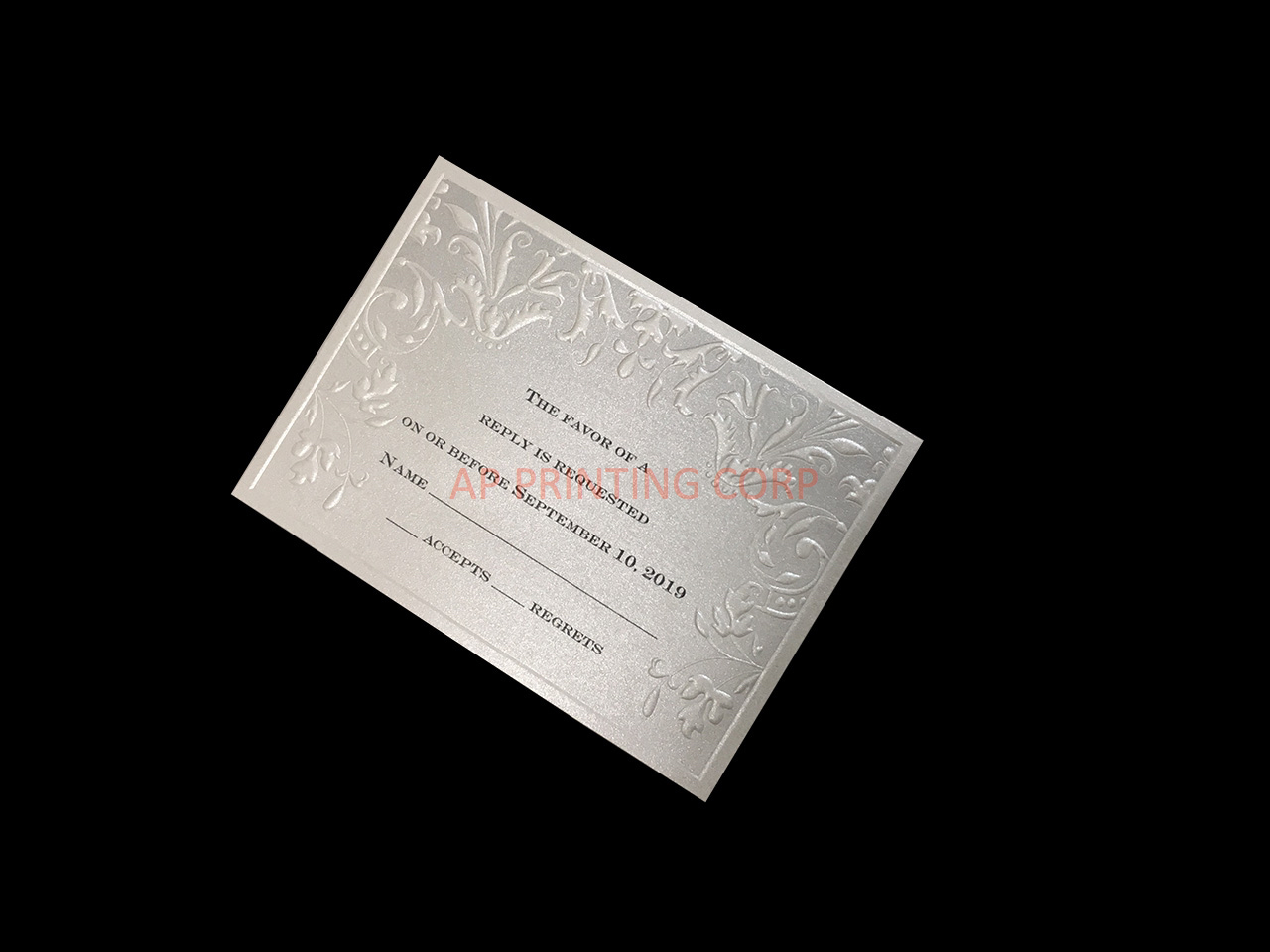 Tender Trellis [CC-35] Fancy Luxury Wedding Invitation